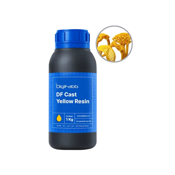 DF Cast Yellow Castable Resin – 1 KG - DigiFabb India