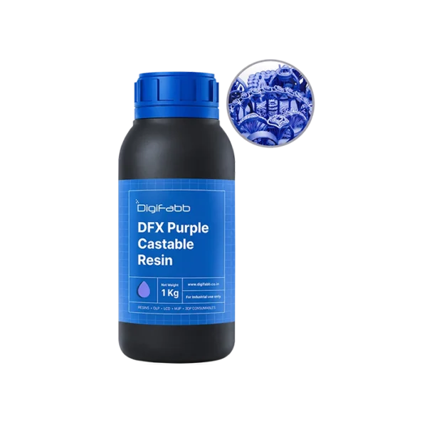 DF Cast Purple Castable Resin – 1 KG - DigiFabb India