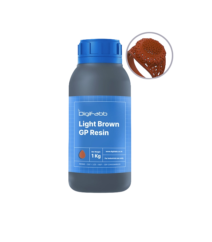 Light_Brown_GP_Resin_Bottle Light Brown GP Resin– 1KG - Image 1