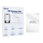DigiFabb 180 X 130 X 0.150mm FEP Release Film for Resin 3D Printers