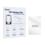 DigiFabb 260 X 200 X 0.150mm FEP Release Film for Resin 3D Printers