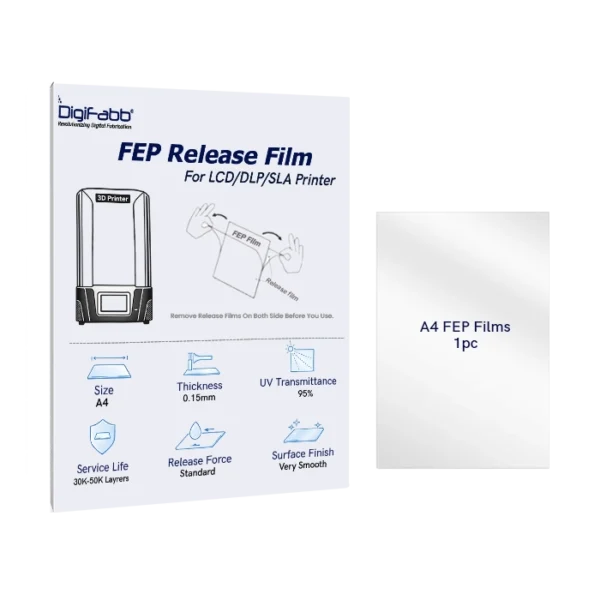 DigiFabb A4 FEP Release Film for Resin 3D Printers - DigiFabb India