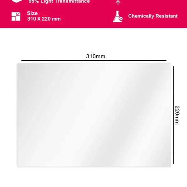 Phrozen 310 × 220 mm nFEP (PFA) Film For LCD/DLP/SLA Resin 3D Printers - DigiFabb India