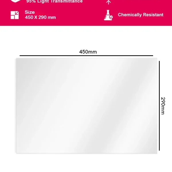 Phrozen 450 × 290 mm nFEP (PFA) Film For LCD/DLP/SLA Resin 3D Printers - DigiFabb India