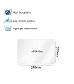Phrozen 290 × 210 mm nFEP (PFA) Film For LCD/DLP/SLA Resin 3D Printers - Image 3