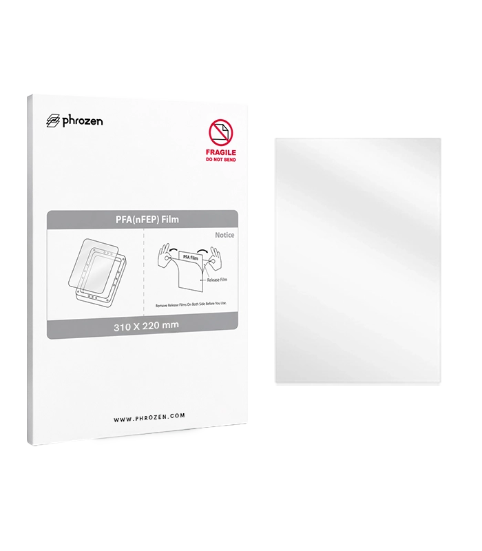 Phrozen_nFep_films_310x220mm_1pc (1) Phrozen 310 × 220 mm nFEP (PFA) Film For LCD/DLP/SLA Resin 3D Printers - Image 1