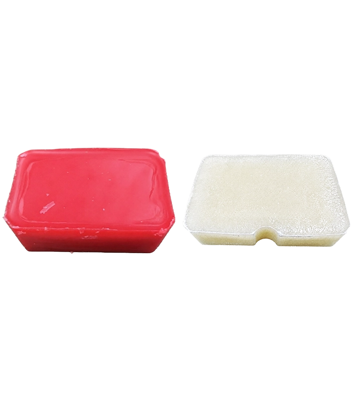 Full kit white and red 4 copy Flashforge WJ 51C Full Material Kit – Build Material + Support Material | 20 Red Wax Blocks + 3x8 White Support Blocks - Image 1